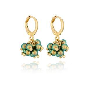Earrings pearls Swarovski gold plated